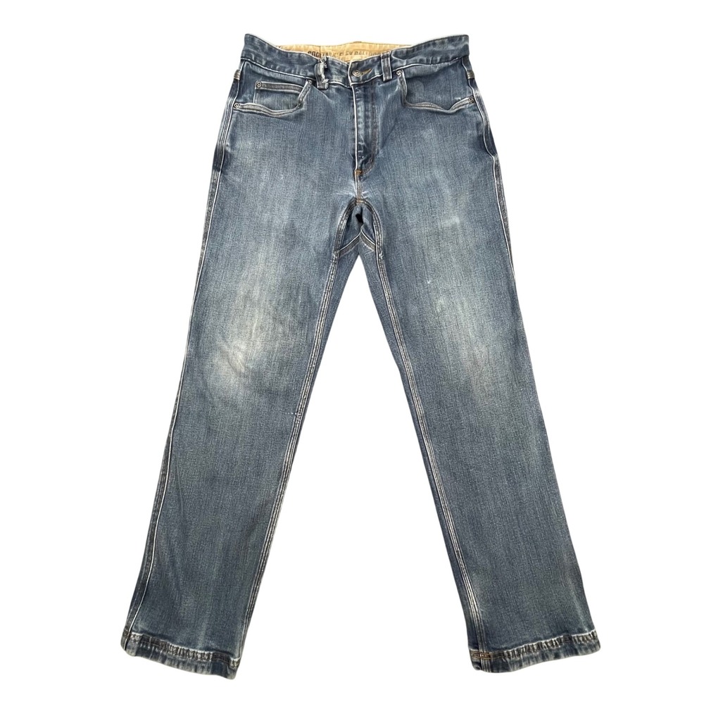 Duluth Blue Coolmax Flex Ballroom Jeans Relaxed Fit Mens 32x32